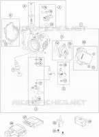 BOITIER PAPILLON INJECTION pour Husqvarna FX 450 2019
