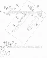 ECHAPPEMENT pour Husqvarna FX 450 2019