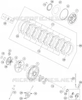 EMBRAYAGE pour Husqvarna FX 450 2019