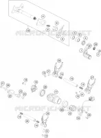 MECANISME DE SELECTION DE VITESSES pour Husqvarna FX 450 2019