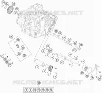 POMPE A HUILE pour Husqvarna FX 450 2019