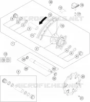 ROUE AVANT pour Husqvarna FX 450 2019