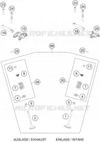 SOUPAPES pour Husqvarna FX 450 2019