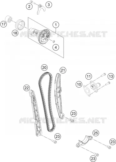 DISTRIBUTION Husqvarna Husqvarna 501 2014 FE 501  FE 501 HQV