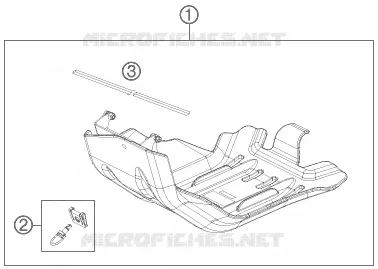 PROTECTION MOTEUR Husqvarna Husqvarna 501 2014 FE 501  FE 501 HQV