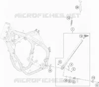 BEQUILLE LATERALE / CENTRALE pour Husqvarna FE 450 2019