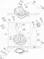 CULASSE pour Husqvarna FE 450 2019