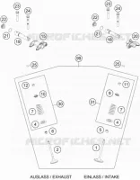 SOUPAPES pour Husqvarna FE 450 2019