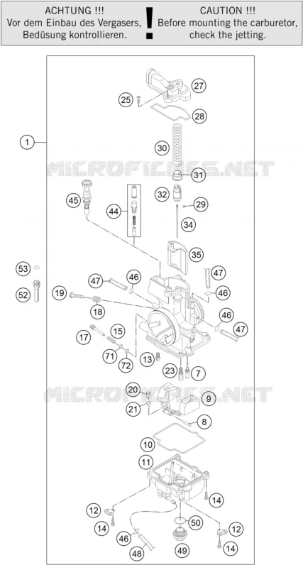 CARBURATEUR Husqvarna Husqvarna 250 2014 TE 250  TE 250