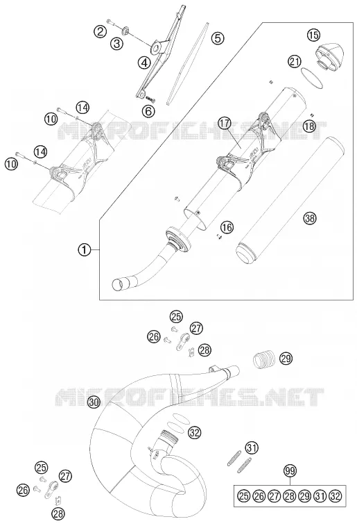 ECHAPPEMENT Husqvarna Husqvarna 250 2014 TE 250  TE 250