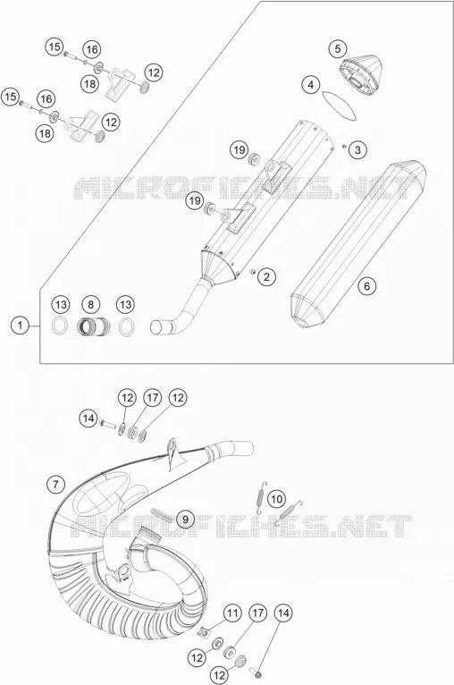 ECHAPPEMENT Husqvarna Husqvarna 150 2020 TE 150  TE 150I