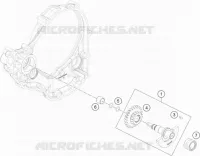 ARBRE D'EQUILIBRAGE pour Husqvarna FC 250 2019