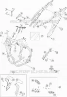 CADRE pour Husqvarna FC 250 2019