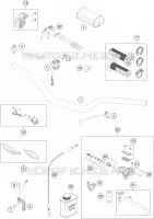 GUIDON / COMMANDES pour Husqvarna FC 250 2019