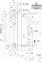 AMORTISSEUR (PIECES) pour Husqvarna TC 65 2020