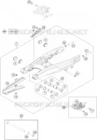 BRAS OSCILLANT  pour Husqvarna TC 65 2020