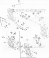 CIRCUIT DE REFROIDISSEMENT pour Husqvarna TC 65 2020