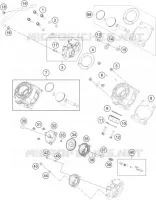 CYLINDRE / CULASSE pour Husqvarna TC 65 2020