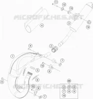 ECHAPPEMENT pour Husqvarna TC 65 2020