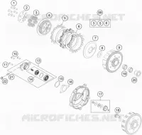 EMBRAYAGE pour Husqvarna TC 65 2020