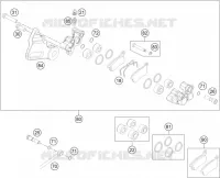 ETRIER DE FREIN AR pour Husqvarna TC 65 2020