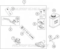 MAITRE CYLINDRE DE FREIN AVANT pour Husqvarna TC 65 2020