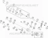 MECANISME DE SELECTION DE VITESSES pour Husqvarna TC 65 2020