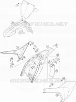 PLASTIQUES pour Husqvarna TC 65 2020
