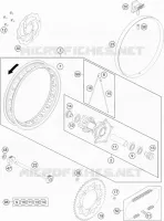 ROUE ARRIERE pour Husqvarna TC 65 2020