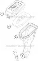 FILTRE A AIR pour Husqvarna TC 50 2019