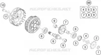 TRANSMISSION pour Husqvarna TC 50 2019