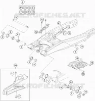 BRAS OSCILLANT  pour Husqvarna TC 85 2020