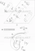 ECHAPPEMENT pour Husqvarna TC 85 2020