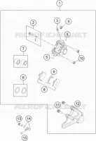 ETRIER DE FREIN AR pour Husqvarna TC 85 2020