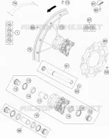 ROUE AVANT pour Husqvarna TC 85 2020