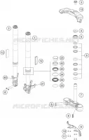 FOURCHE / T DE FOURCHE pour Husqvarna VITPILEN 401 2021