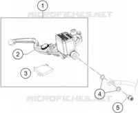 MAITRE CYLINDRE DE FREIN AVANT pour Husqvarna VITPILEN 401 2021