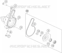 POMPE A EAU pour Husqvarna VITPILEN 401 2021
