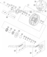 ROUE ARRIERE pour Husqvarna VITPILEN 401 2021