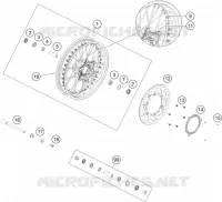 ROUE AVANT pour Husqvarna VITPILEN 401 2021