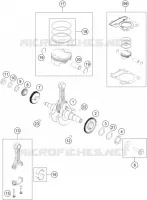 VILEBREQUIN / PISTON pour Husqvarna VITPILEN 401 2021