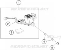 MAITRE CYLINDRE DE FREIN AVANT pour Husqvarna VITPILEN 401 2021