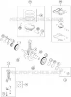 VILEBREQUIN / PISTON pour Husqvarna VITPILEN 401 2021