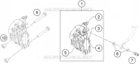 ETRIER DE FREIN AVANT pour Husqvarna VITPILEN 401 2021
