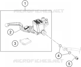 MAITRE CYLINDRE DE FREIN AVANT Husqvarna Husqvarna 401 2020 VITPILEN 401  VITPILEN 401 - CKD