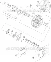 ROUE ARRIERE pour Husqvarna VITPILEN 401 2020