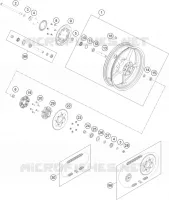 ROUE ARRIERE pour Husqvarna VITPILEN 401 2020