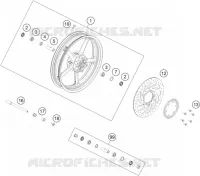 ROUE AVANT pour Husqvarna VITPILEN 401 2020