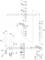 FOURCHE / T DE FOURCHE pour Husqvarna SVARTPILEN 250 2021