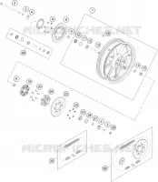 ROUE ARRIERE pour Husqvarna SVARTPILEN 250 2021